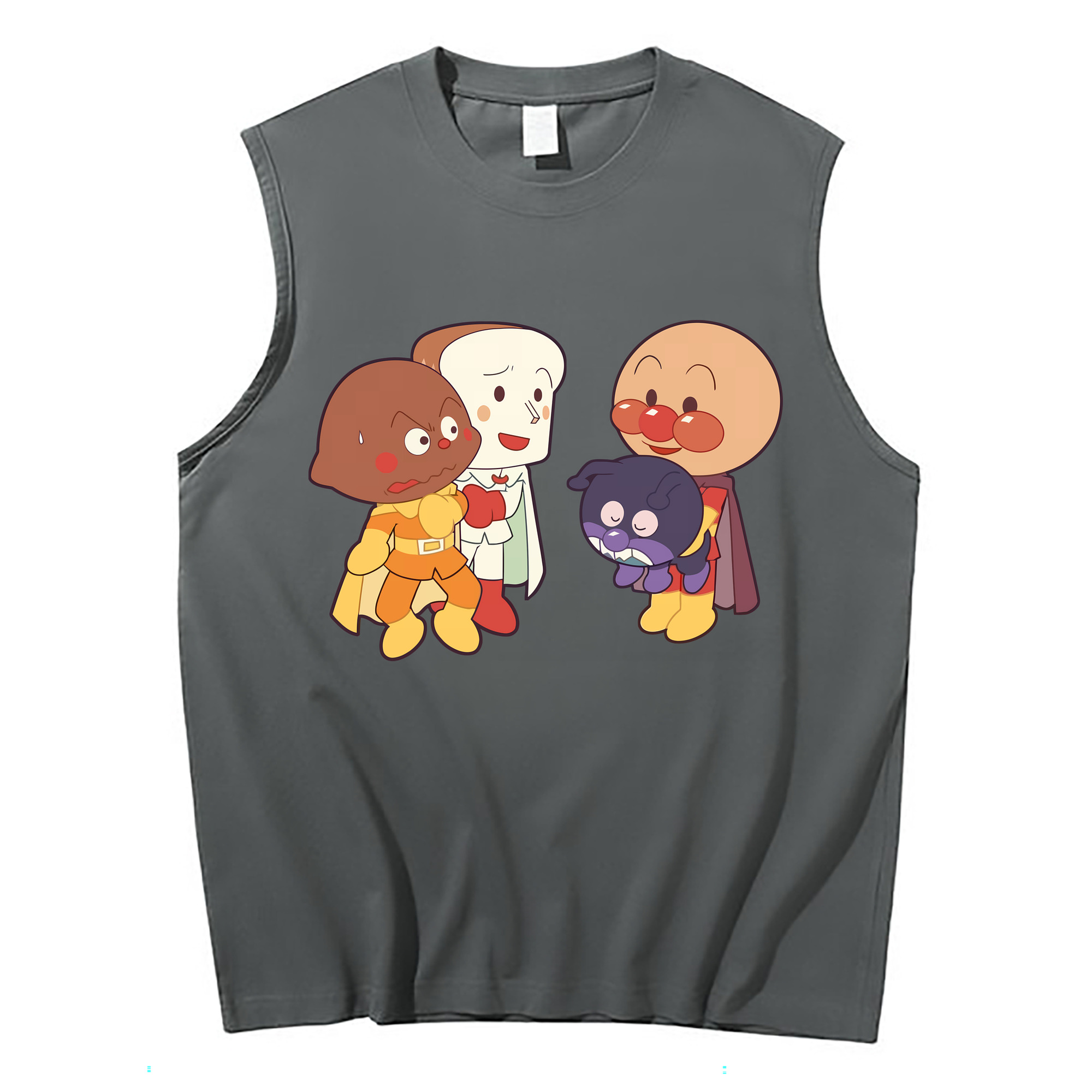 （画像用） アンパンマン Anpanman コットン100％タンクトップ（フロントプリント）